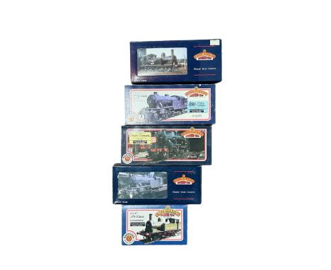 Five Bachmann Branch Line ‘00’ gauge locomotives, comprising 31053 Class J72 0-6-0T locomotive no. 68680 in black livery, 310