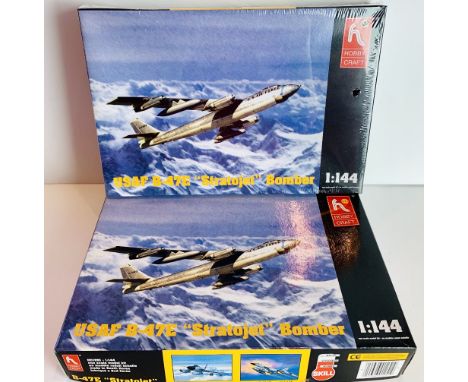 Hobby Craft Model 2x 1/144 Scale B-47E Stratojet Aircraft Model Kits 1x Shrink Wrapped &amp; Both Boxed