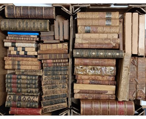Gibbon (Edward) The History of The Decline and Fall of The Roman Empire, London 1848, calf, leather bound and other volumes (