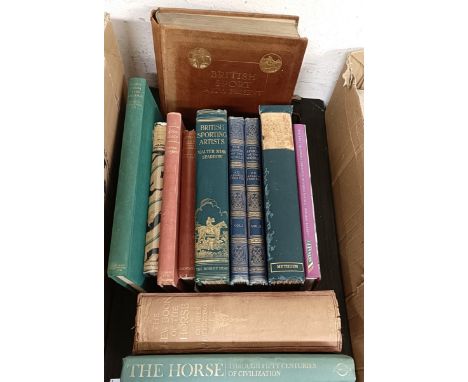 Cuming (E D), limited edition, British Sport Past And Present, 29/500, and assorted sporting books (box)