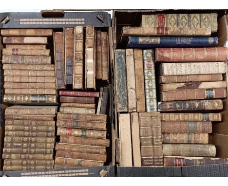 Hillman (Rev H H), The Fall of Jerusalem, London 1825, half calf, and other volumes (2 boxes)