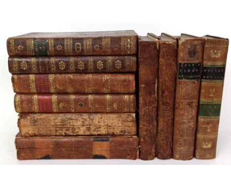 Adam (Alexander), Roman Antiquities and assorted other bindings (10)Sold with all faults not subject to return.  For conditio