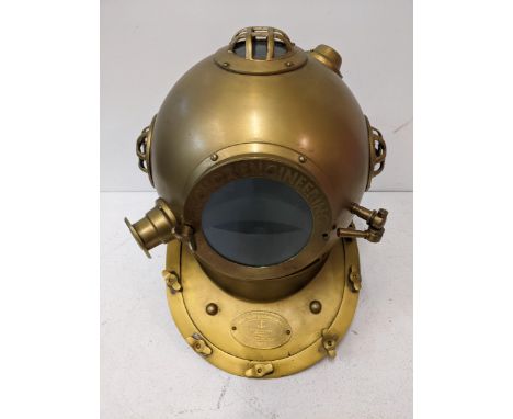 A Victorian style diver's helmet labelled 'Anchor Engineering' - Karl Heinke - Munich Germany no.04525 1921 Location: RAFIf t
