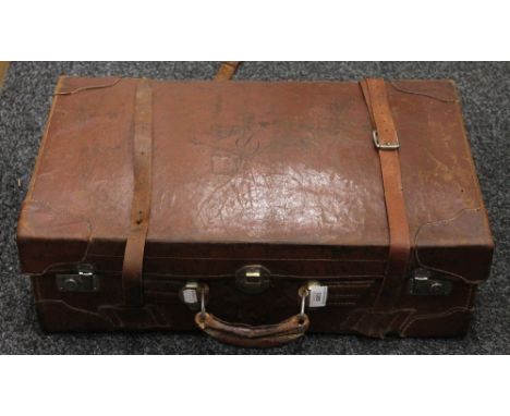 A vintage leather case