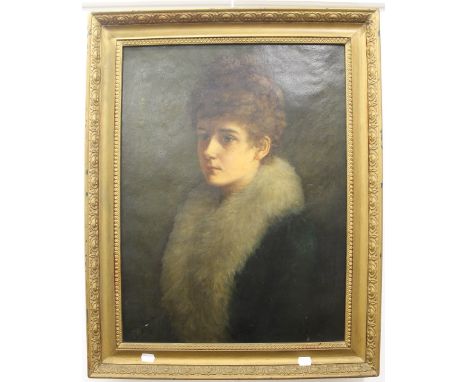 BLANCHE MACCARTHUR (exhibited 1880-1903), Portrait of a Lady, signed and dated 1889, oil on canvas, framed.