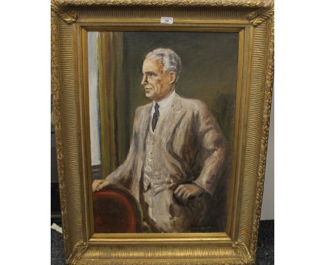 TOM M SPENCER (20th century) British, Portrait of Henry Ford and a Portrait of William Lamb, husband of Lady Caroline Lamb, o