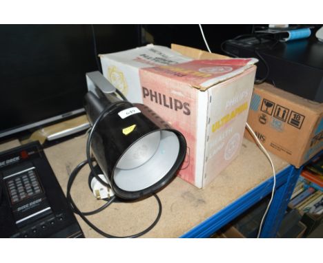 A Phillips Ultra Phil health lamp with original box 
