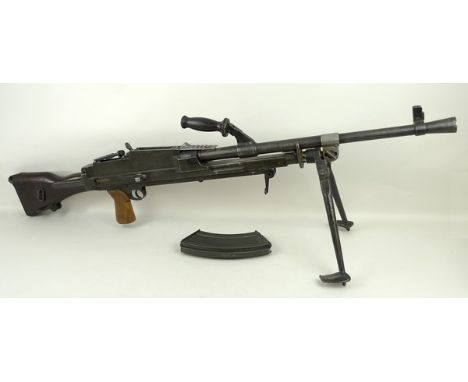A Bren light machine gun, MK II Inglis, complete with deactivation certificate. 
