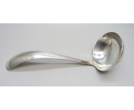 A continental silver ladle, 49g 