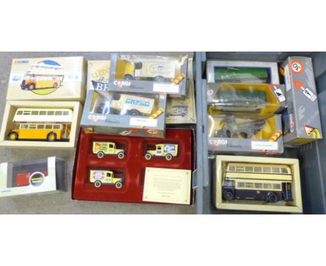Die-cast model vehicles, mainly Corgi, boxed 