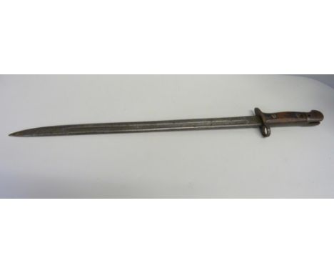 A Wilkinson British 1907 pattern WWI bayonet 