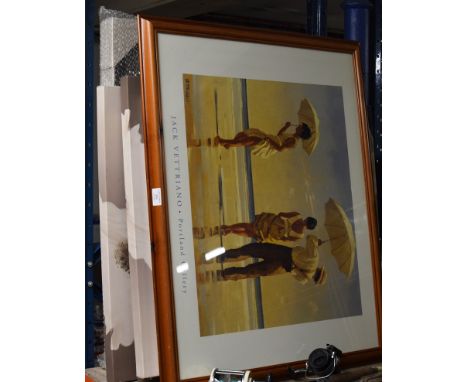 A VETTRIANO PRINT &amp; VARIOUS OTHER PICTURES    