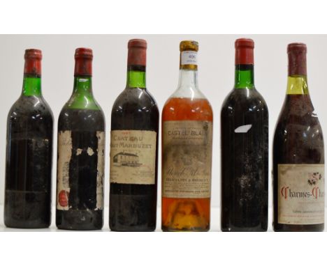 A 6 BOTTLE VINTAGE WINE SELECTION    