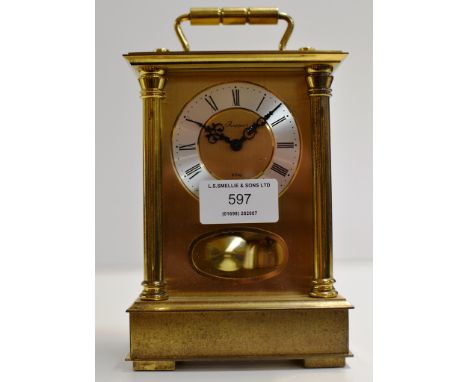 A RAPPORT 8 DAY CARRIAGE CLOCK    