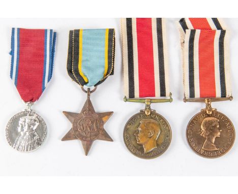 Special Constabulary LS medals: Geo VI issue (Eric M Williams) NEF; EIIR issue (Ian R Scutt) NEF (dig to naming). Geo V Silve