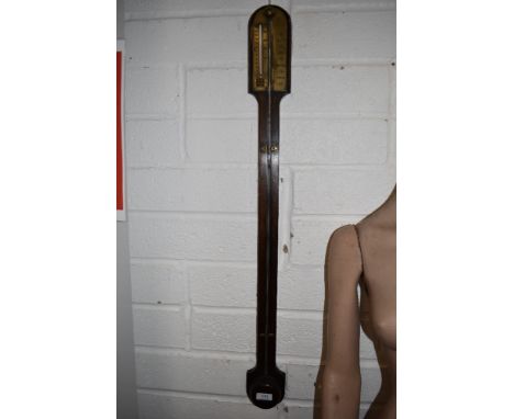 a genuine 19th century mercury stick barometer by Blatt of Brighton