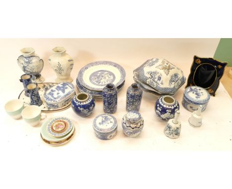 A collection of mid twentieth-century and later ceramics, comprising of part dinner and tea services, together with a Wedgwoo