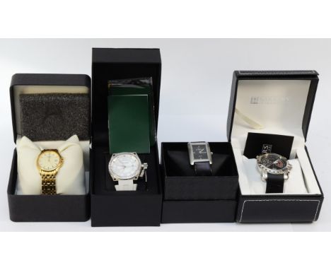 Marc Ecko, Rotary, Ben Sherman and Ballast, four quartz fashion wristwatches (4)