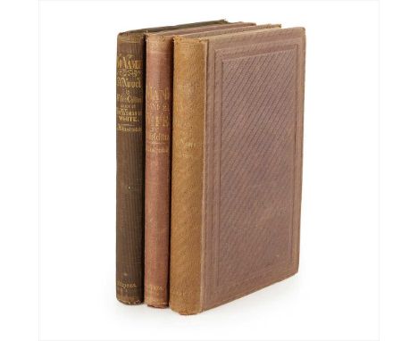 Collins, Wilkie 3 American First Editions, comprising No Name. New York: Harper &amp; Brothers, 1863, frontispiece, 2pp. adve