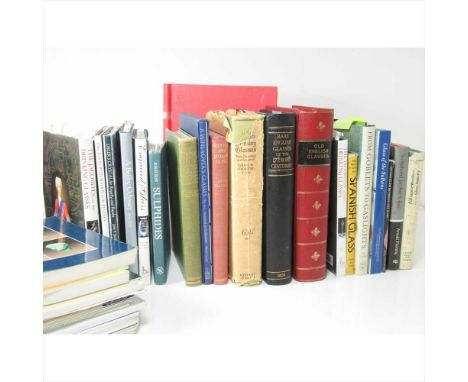 Glassware A large collection of reference books, including Bles, Joseph Rare English Glasses. London: Geoffrey Bles, [n.d.] S