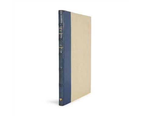 Lawrence, T.E. Men in Print London: The Golden Cockerel Press, [n.d.]. 4to, 217 of 500 copies, quarter morocco, spine banded 