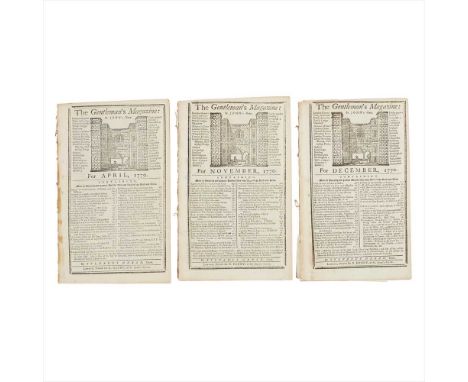 Boston Massacre, 1770 [American War of Independence]  Contemporary reports in 3 issues of The Report of the Committee of Bost