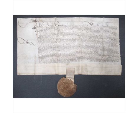 King James IV of Scotland Royal Grant of King James IV of Scotland, at Edinburgh 3rd March 1504, granting to John Sinclare [S