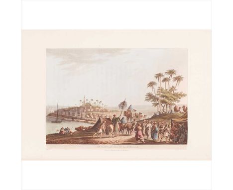 Mayer, Luigi  Views in Egypt London: R. Bowyer, 1804. Folio, 48 hand-coloured aquatints; [bound with] Views in Palestine. Lon
