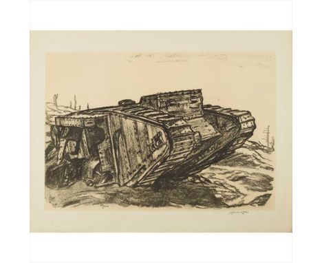 Bone, Sir Muirhead War Drawings London: Country Life, 1917-1918. First edition, 6 original parts, parts 1 and 3-6 Edition de 