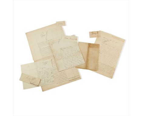 Hanoverian British Monarchs A collection of clipped signatures and signed documents George I, King of Great Britain and Irela