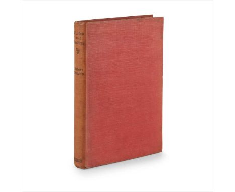 Graves, Robert Fairies and Fusiliers London: William Heinemann, [1917]. First edition, [one of 1000 copies], original red clo