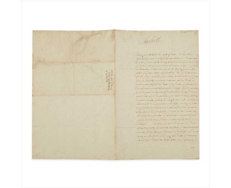[Lincolnshire Civil War] - Charles I, King of England, Scotland &amp; Ireland Letter signed, relating "We have been informed 