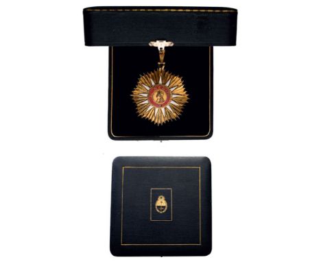ORDER OF MAY Grand Cross Sash, 1st Class, 2nd Type. Sash Badge, 76 mm, gilt Silver, central medallions gilt silver, enameled,