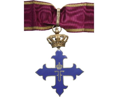 ORDER OF MICHAEL THE BRAVE, 1916 Commander Cross, 2nd Class, 1st Model, instituted in 1916. Breast Badge, 84x58 mm, gilt Silv