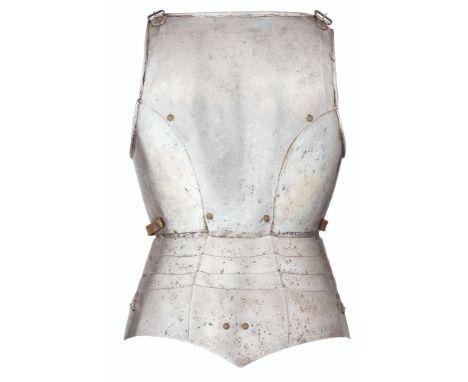 A SOUTH GERMAN BACKPLATE FROM AN |ALMAIN RIVET|, EARLY 16TH CENTURY, POSSIBLY NUREMBERG formed of a main plate having a strai