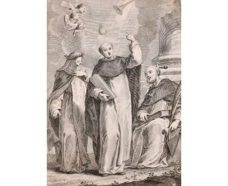 A small collection of Old Master prints, various sizes from 9.5" x 6.75" to 9.5" x 12".(unframed) (5).