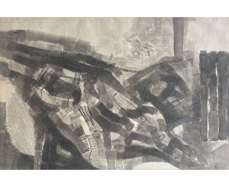 Ram Kumar (1924 - 2018)  Watercolour on paper  22.5 x 33.5 Inches  Signed Lower Centre  Year - 1981  "Ram Kumar’s work deeply