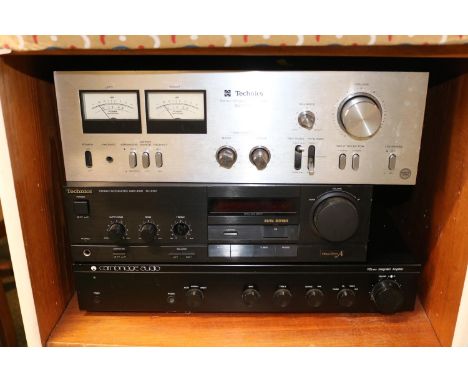 Cambridge Audio, Technics and a Technics Amplifier 