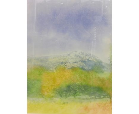 R. Wilkman,'Morning Landscape',signed in pencil and numbered 24/225,limited edition print,62 x 50 cm,framed and glazed,togeth