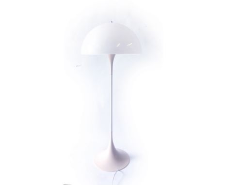 Verner Panton for Louis Poulson: A 'Panthella' standard lamp   CONDITION REPORT:  Working order unknown. Lead cut. Typical de