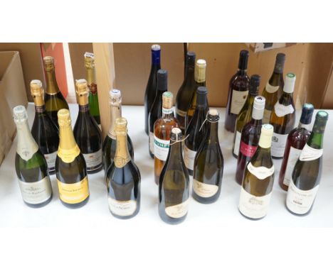 Twenty Four bottles of mixed wine to include Muller Thurgau, Congliano Prosecco and Duc De Raybaud. Condition - fair, storage