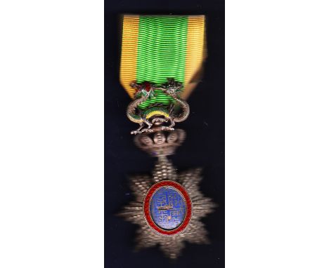 French Order of the Dragon of Annam Commander - Founded on 14 March 1886 at the Imperial city of Hue by Emperor Dong-Khanh of