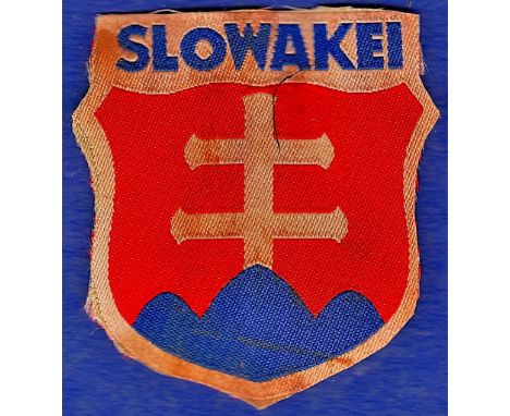German Nazi era Slowakei volunteers sleeve patch. Scarce.