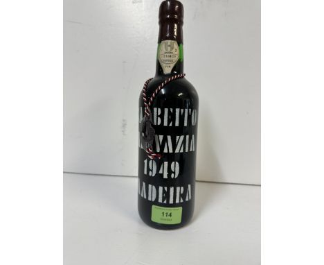Barbeito Madeira - a single bottle of old Madeira 1949, bottled in 10/1996,  Location: shelf 3If there is no condition report