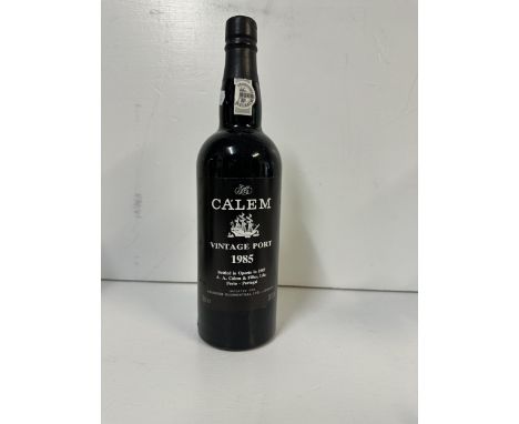 A single bottle of Ca'lem Vintage Port 1985, 75cl, Location: shelf D If there is no condition report shown, please request