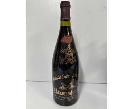 A single bottle of Chateauneuf-du-Pape, Domaine Lucien Barrot et Fils 1997, 150cl,  Location: shelf 2If there is no condition