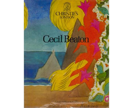 Christie's Auction Catalogue - Cecil Beaton 7 th June 1984. Published by Christie Manson and Woods Ltd, London. Catalogue wit