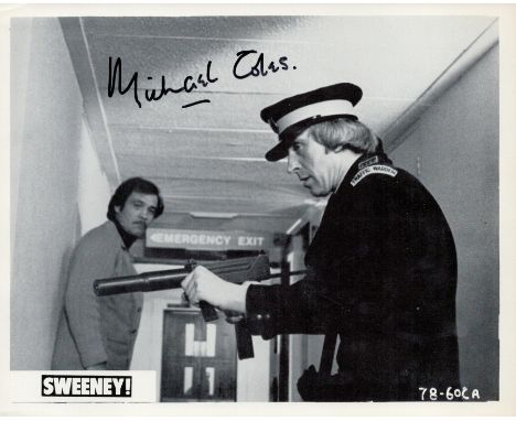 Michael Coles, a signed 10x8 Sweeney! film photo. A spin-off from the TV series starring John Thaw and Dennis Waterman. An ac