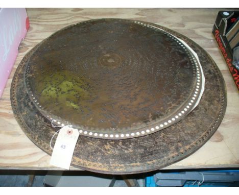 Polyphon music box metal discs.