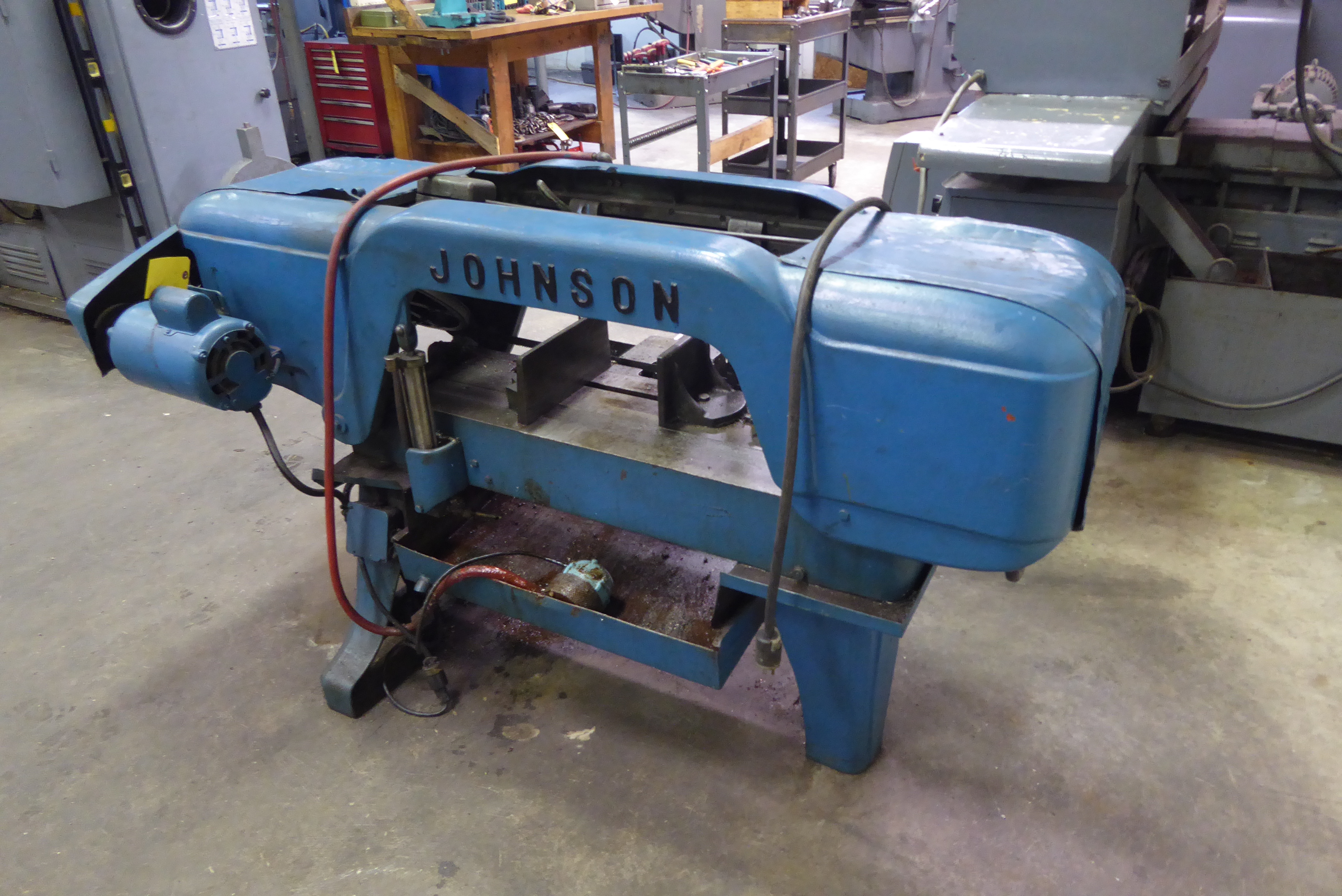Johnson Horizontal Band Saw, m/n J, s/n 15700